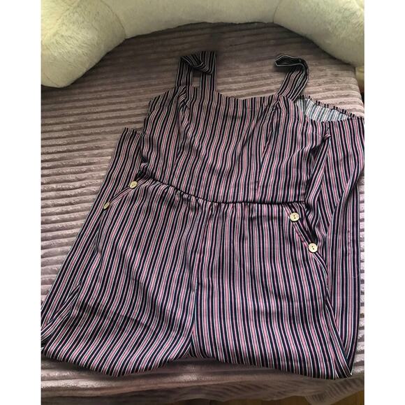 Xhilaration Striped Wide-Leg Jumpsuit Small - Cute & Comfy! - Picture 5 of 16